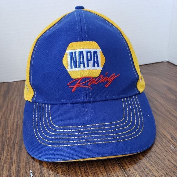 Chase Elliott NAPA Racing Hat Blue Yellow Limited Edition Signature # 9 - Picture 1 of 7